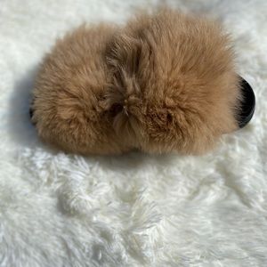 Fox Fur Slippers